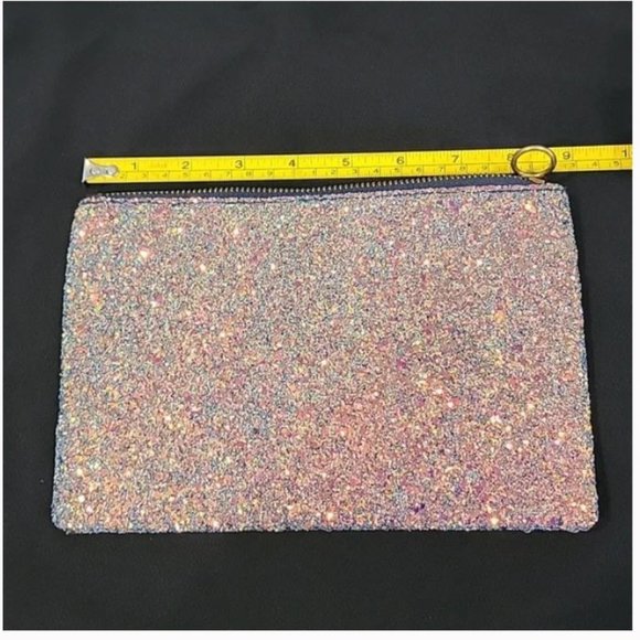 Madewell Glitter Clutch Wallet NWT - Picture 4 of 6